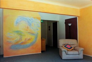 photo of a wall mural